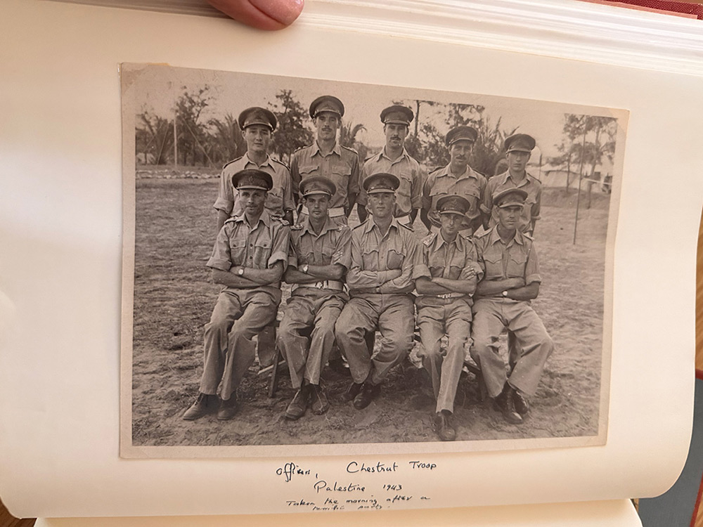 Officers, Chestnut Troop, Palestine 1943